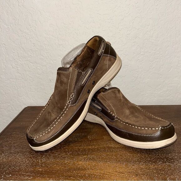 Florsheim Other - Florsheim Lakeside Moc Toe Slip On Loafer Shoes